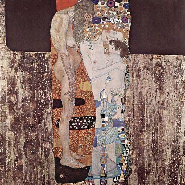 Gustav Klimt Die drei Lebensalter der Frau oil painting picture